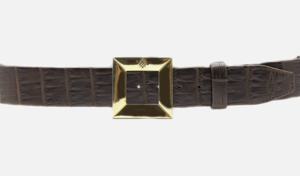 Chocolate Crocodile Belt