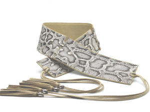 Natural Python Belt