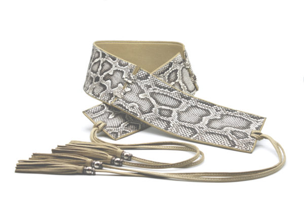 Natural Python Belt