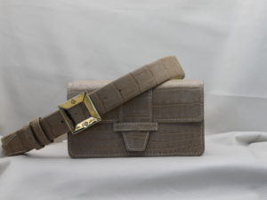 Utilitee Stone Croc belt bag