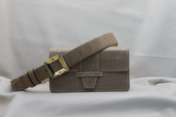 Utilitee Stone Croc belt bag